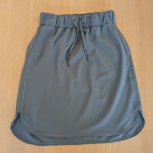 Lululemon Athletica On The Fly Gray Blue Active Skirt